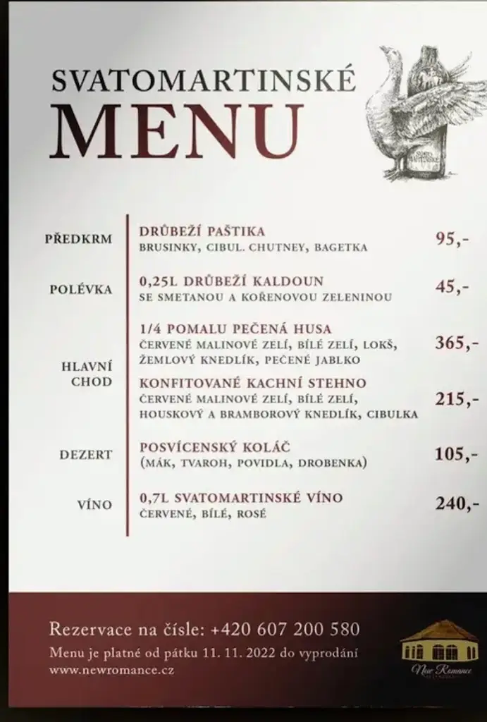 Menu_New Romance_Rožmitál pod Třemšínem_image_3