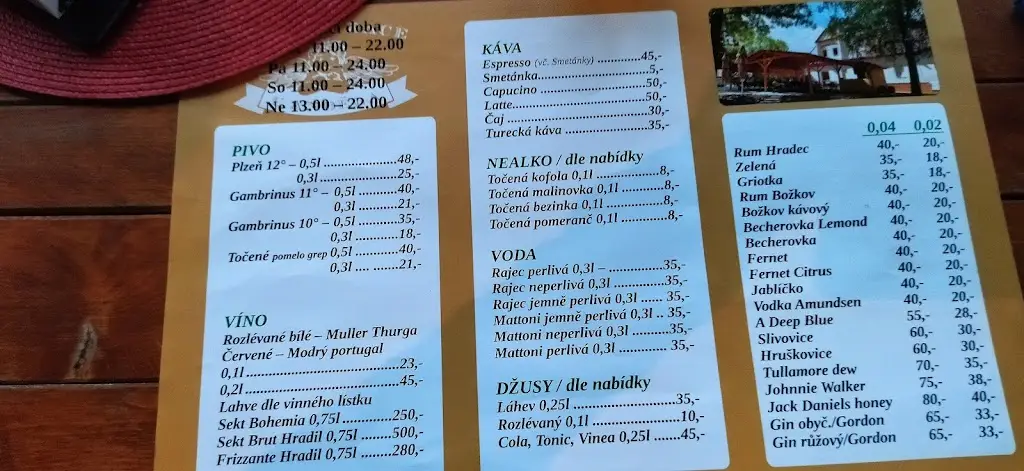 Menu_Restaurace U Machoňů_Planá nad Lužnicí_immagine_2