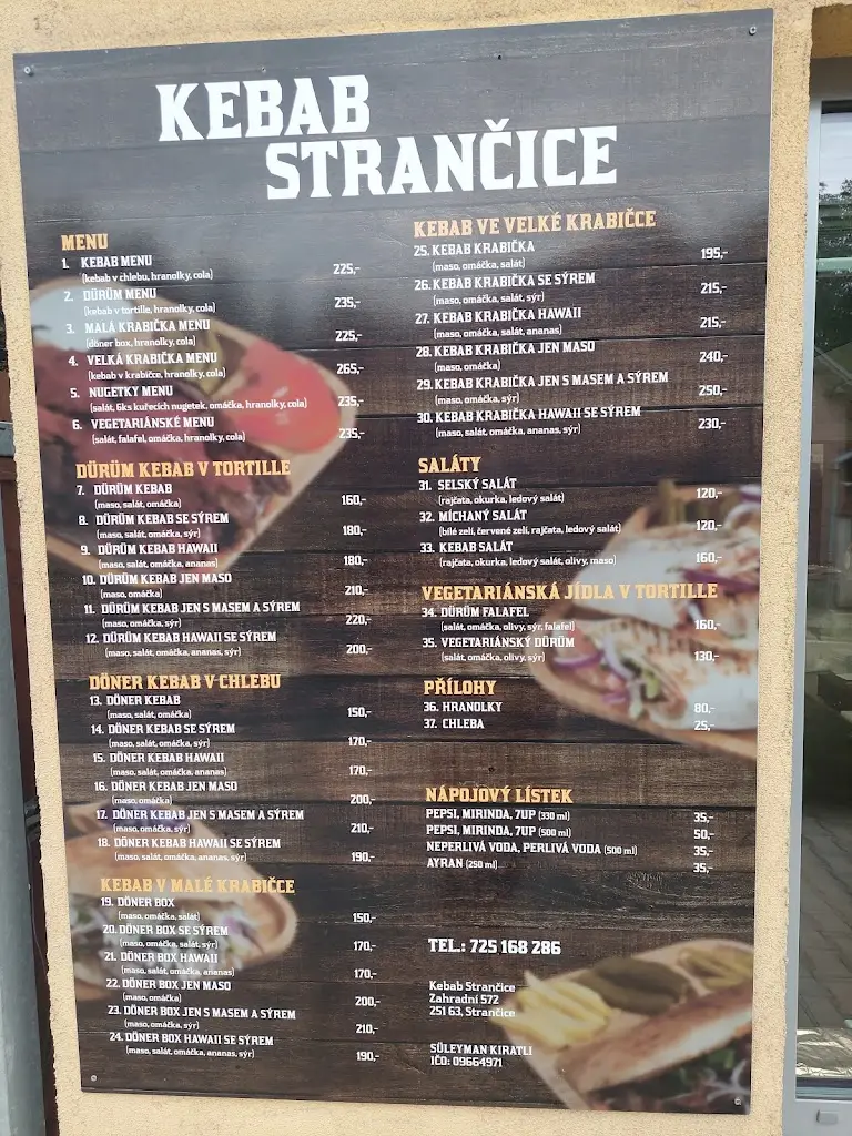 Menu_Kebab Strančice_Strančice_immagine_1