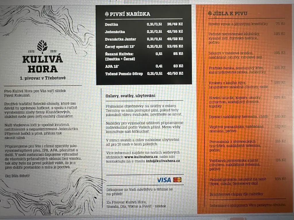 Menu_Pivovar Kulivá Hora_Třebotov_image_1