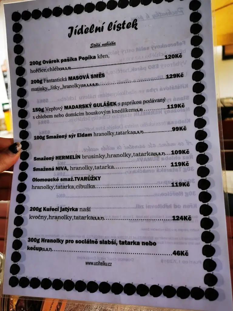 Menu_Hostinec U Cihelků_Štěchovice_image_1
