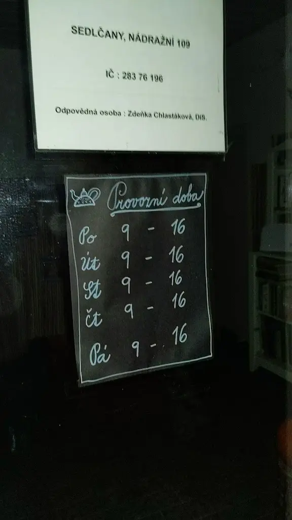 Menu_Čajovna Ve dvoře_Sedlčany_immagine_1