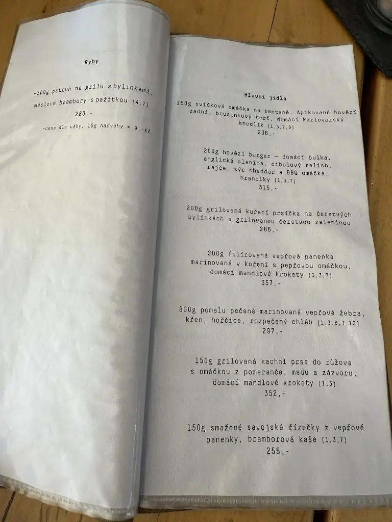 Menu_Restaurace a jízdárna Kopanský Mlýn_Tuchoměřice_image_2