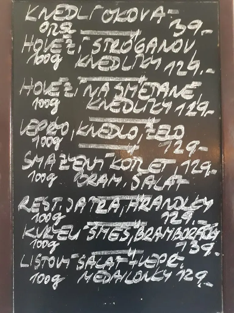 Menu_Restaurant on KOVÁRNĚ_Suchdol_image_3