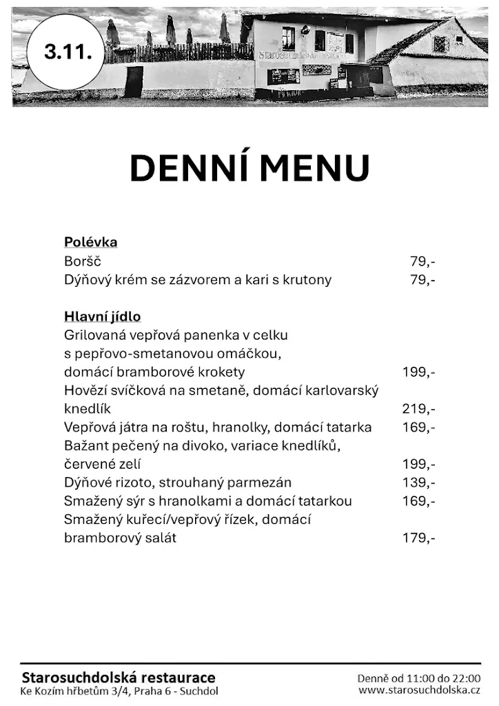Menu_Starosuchdolská Restaurace U Alazani_Suchdol_image_2
