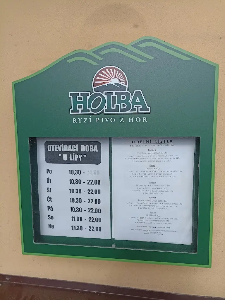 Menu_Restaurace - Pizzerie u Broučka Suchdol_Suchdol_image_1