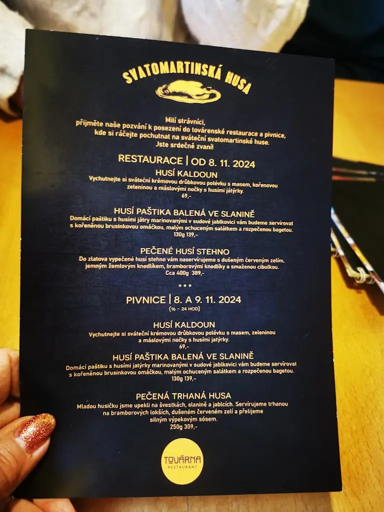 Menu_Restaurant Továrna Slaný_Slaný_image_3