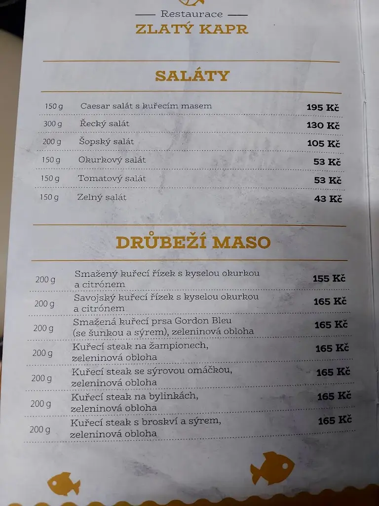 Menu_Restaurace U Zlatého kapra 