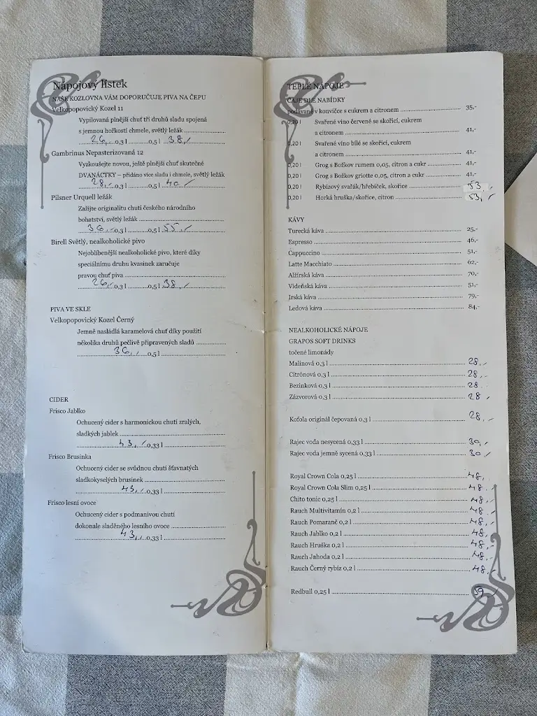 Menu_Slánská Kozlovna_Slaný_image_2