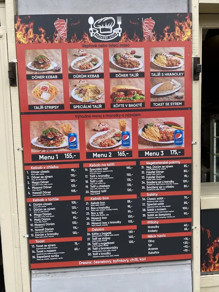 Menu_Dönerland_Slaný_image_2