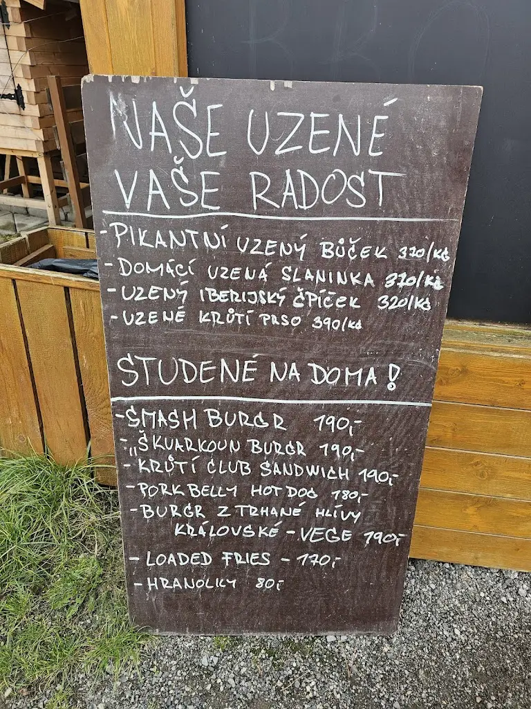 Menu_BBQ Bouda_Unhošť_immagine_1