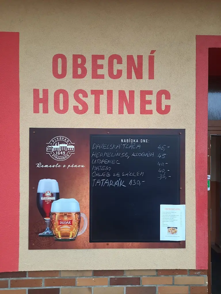Menu_Obecní hostinec Čečelovice_Sedlice_immagine_3