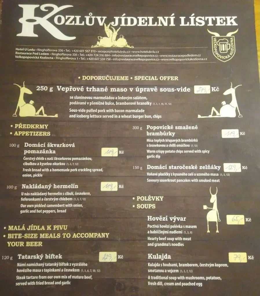 Menu_Velkopopovická Kozlovna_Velké Popovice_image_2