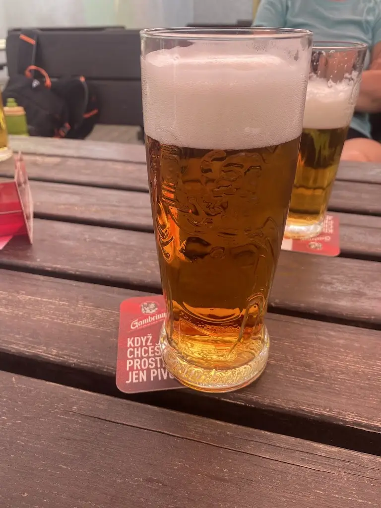 At King Wenceslas's restaurant in Velvary