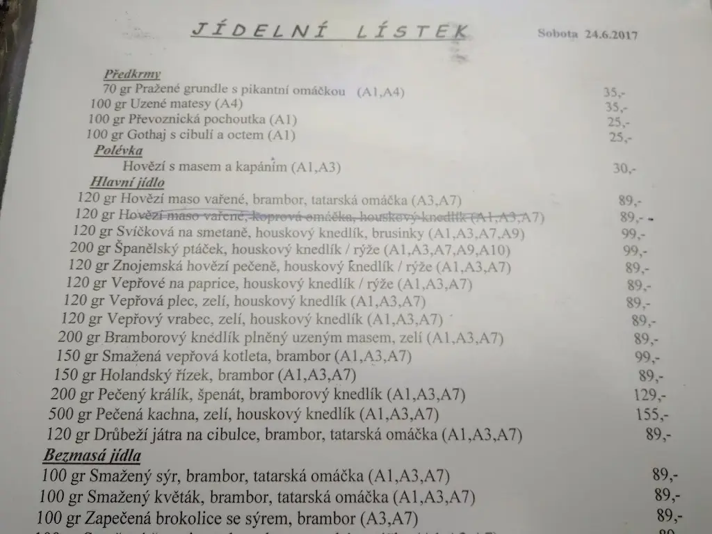 Menu_Restaurace U Kaštanu_Vrané nad Vltavou_image_1