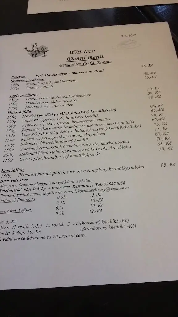 Menu_Česká Koruna_Veltrusy_image_4