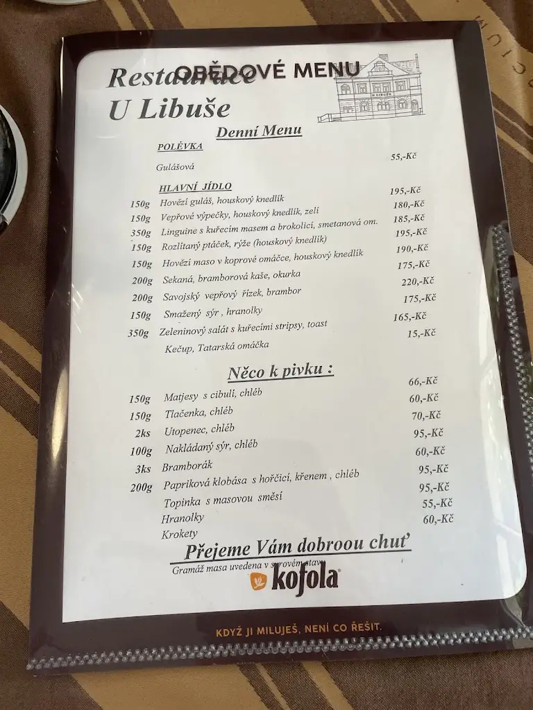 Menu_Restaurace U Libuše_Veltrusy_image_1