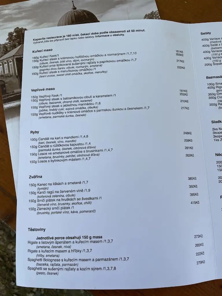 Menu_Zámecká restaurace_Veltrusy_image_3