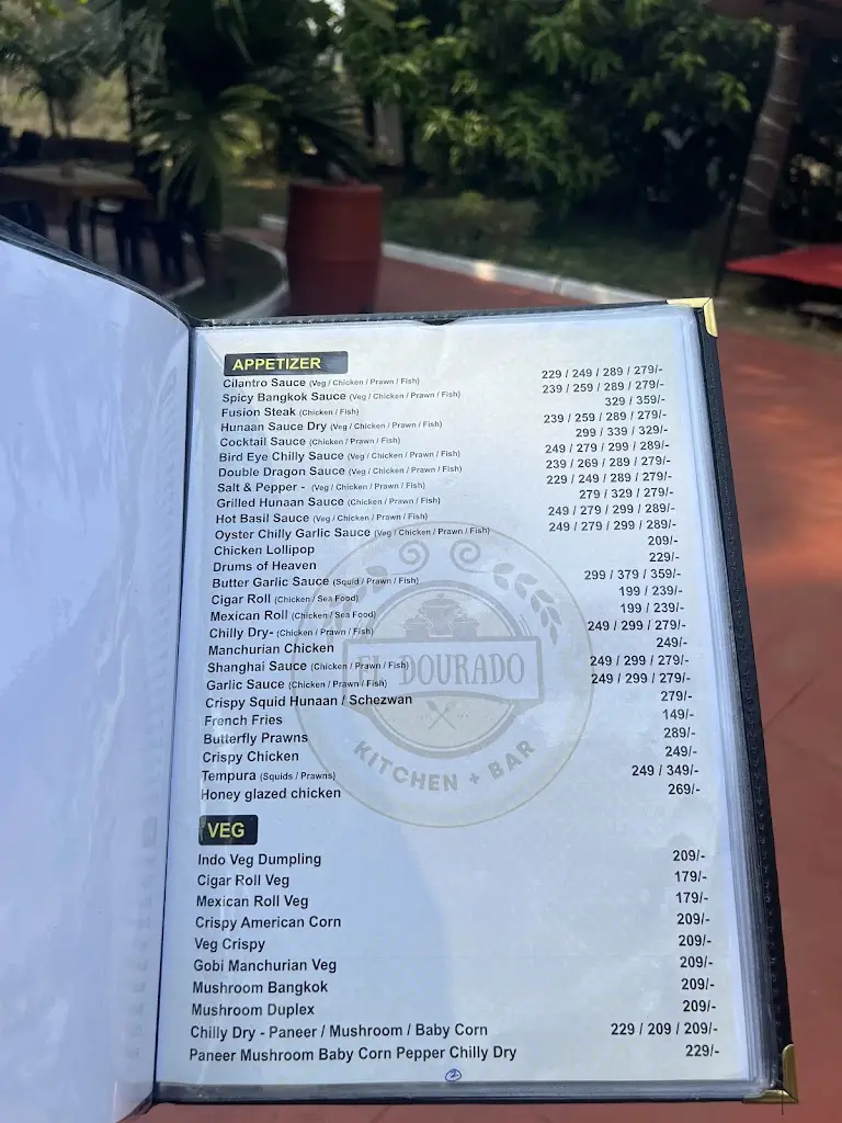 Menu_El Dourado - Kitchen & Bar_Velim_image_1