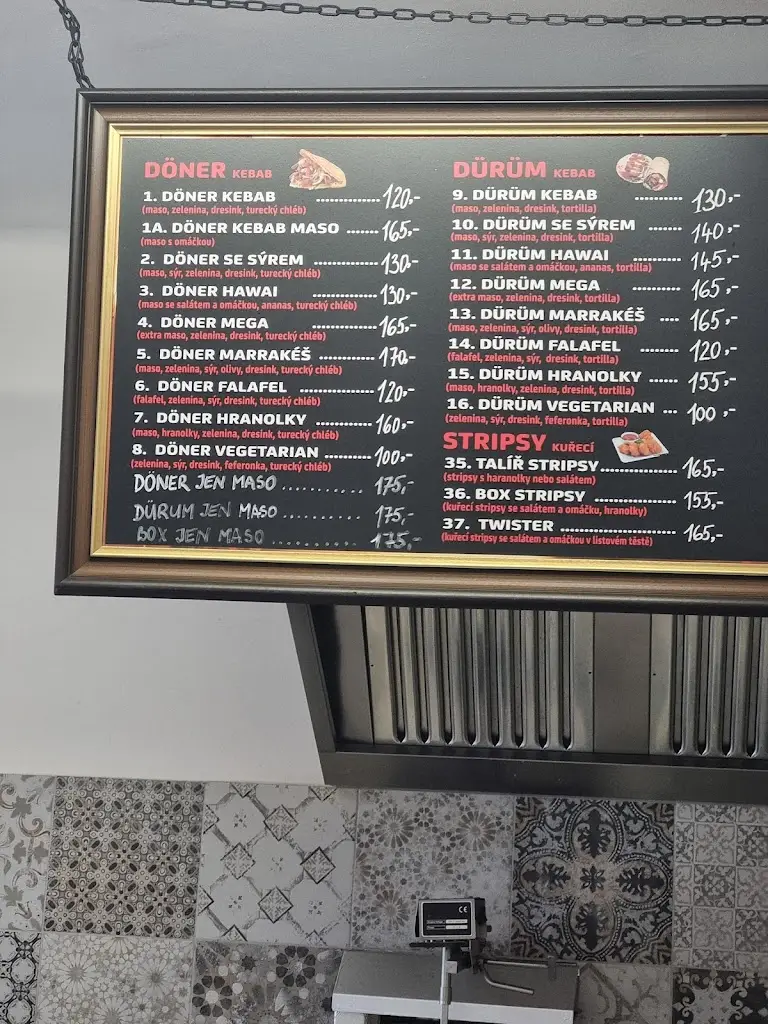 Menu_Kebab Marrakéš_Zásmuky_image_1