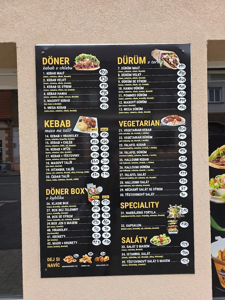 Menu_Kebab House Zdice_Zdice_immagine_1
