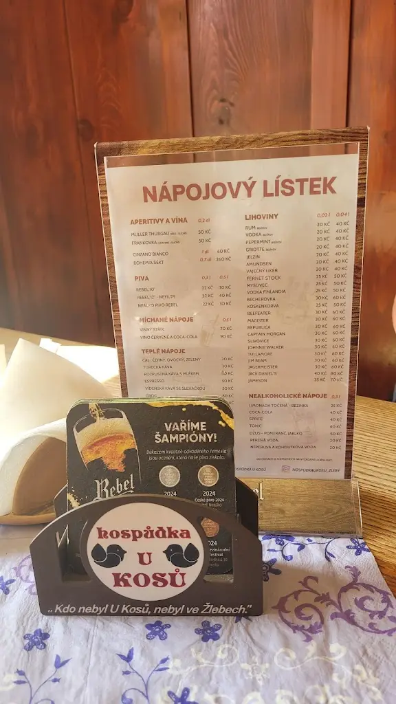 Menu_Hospůdka U Kosů_Žleby_image_1