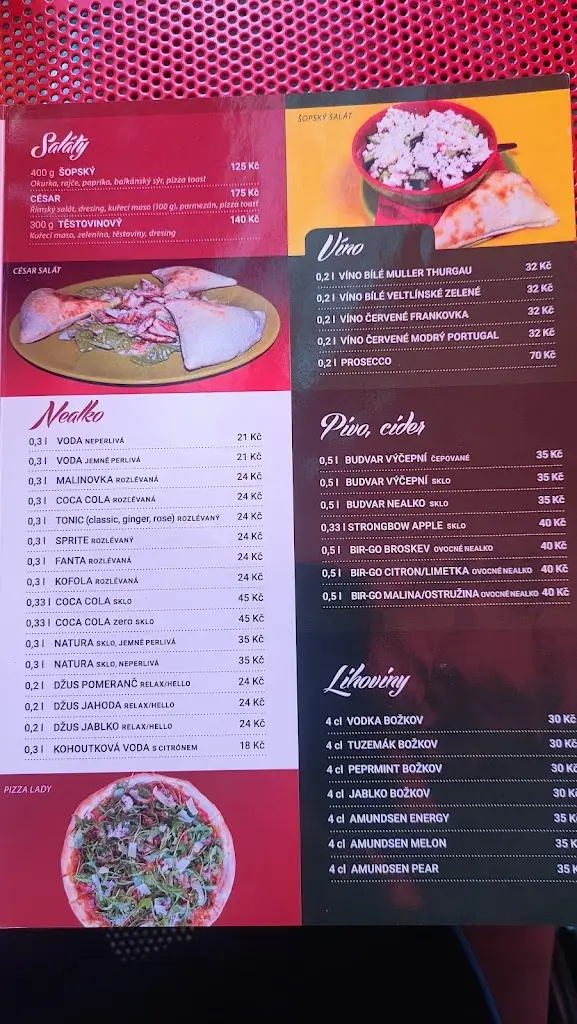 Menu_Restaurace - pizzerie 