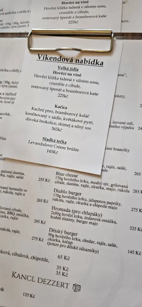 Menu_Kancl bistro & burger_Vlašim_image_3