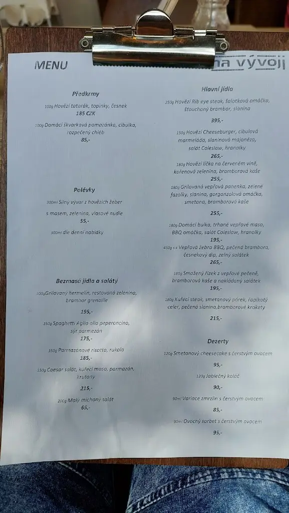 Menu_Restaurace Na Vývoji_Vlašim_image_2