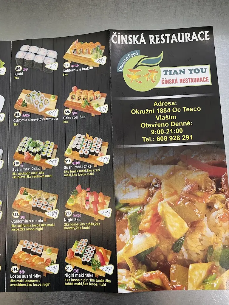 Menu_Čínská restaurace TIANYOU_Vlašim_image_3