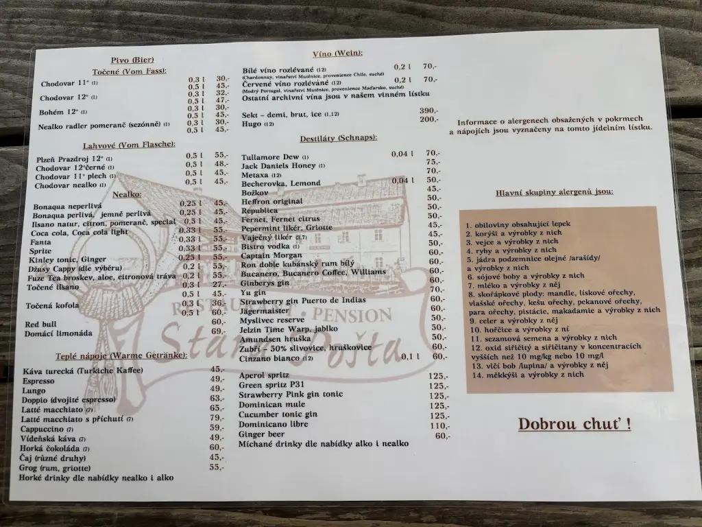 Menu_Restaurace Stará Pošta_Bečov_image_1