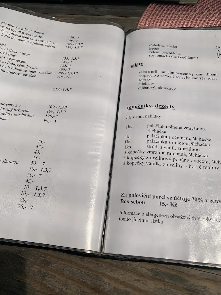 Menu_Restaurace Stará Pošta_Bečov_image_3