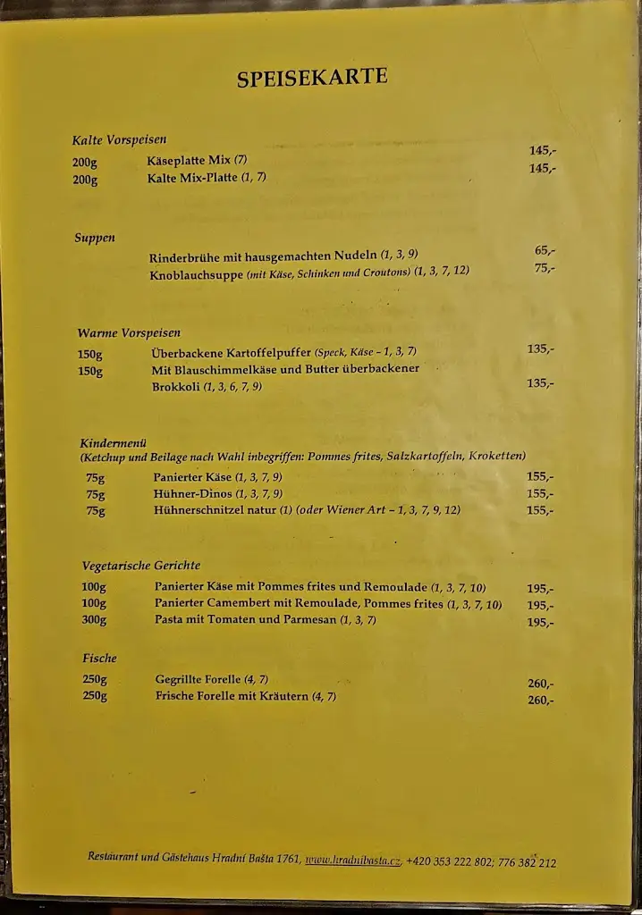 Menu_Hradní Bašta_Bečov_immagine_4