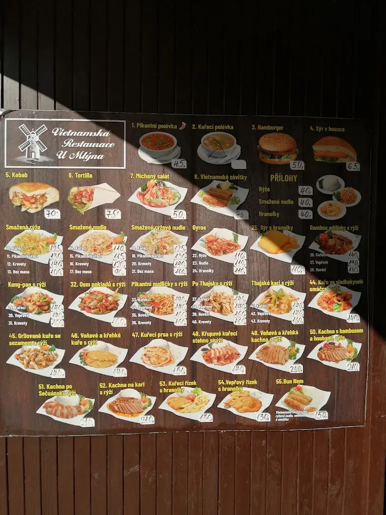 Menu_vietnamese restaurant by the mill_Budyně nad Ohří_image_2