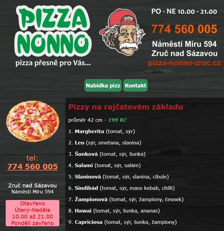 Menu_Pizza Nonno Zruč nad Sázavou_Zruč nad Sázavou_image_1