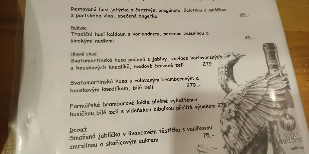 Menu_Restaurace Hotel ZRUČ_Zruč nad Sázavou_image_1