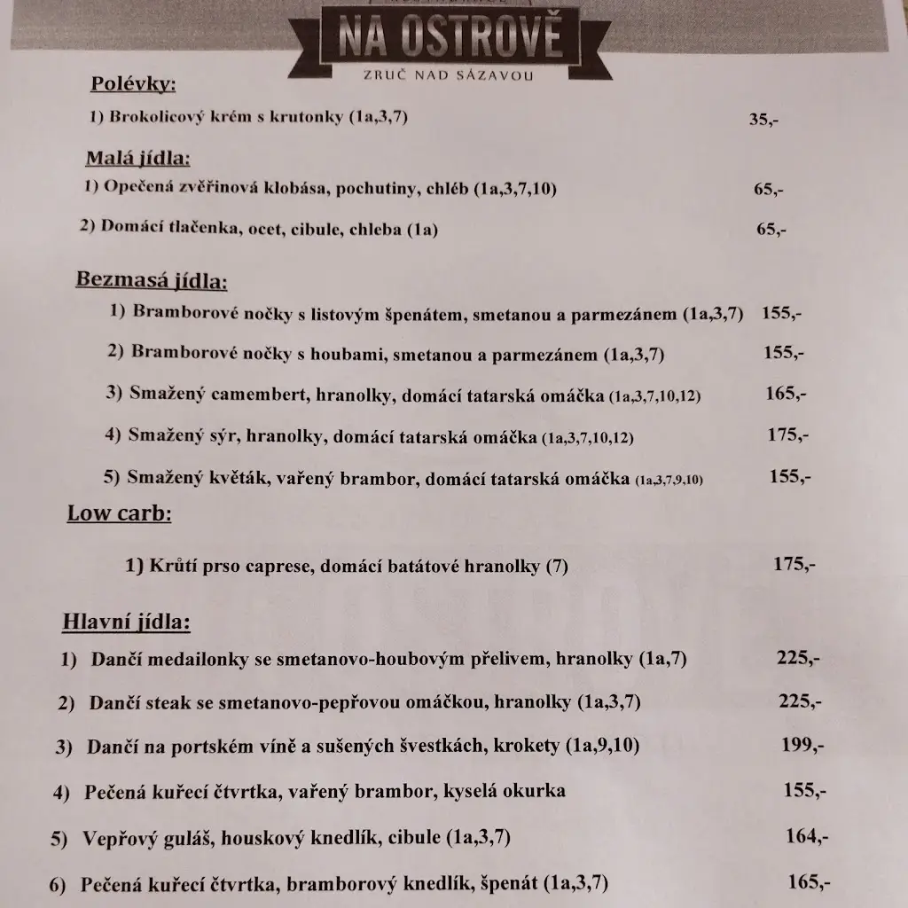 Menu_Restaurace Na Ostrově_Zruč nad Sázavou_image_3