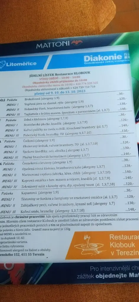 Menu_Restaurace Klobouk_Bohušovice nad Ohří_image_2