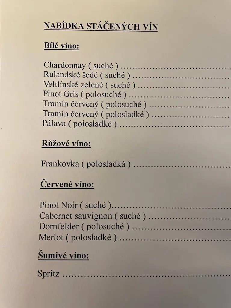 Menu_Dvojka Votice_Votice_immagine_1