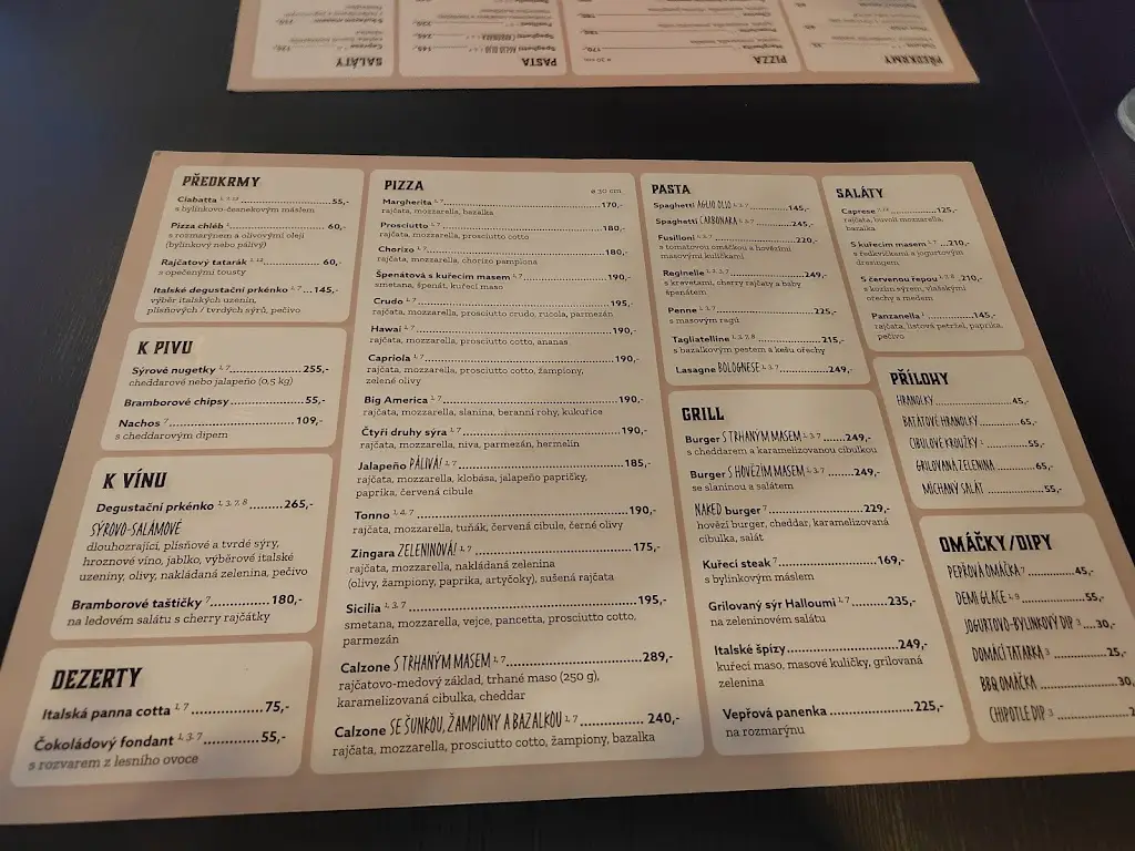 Menu_Pizza u Šottů_Bílina Kyselka_immagine_2