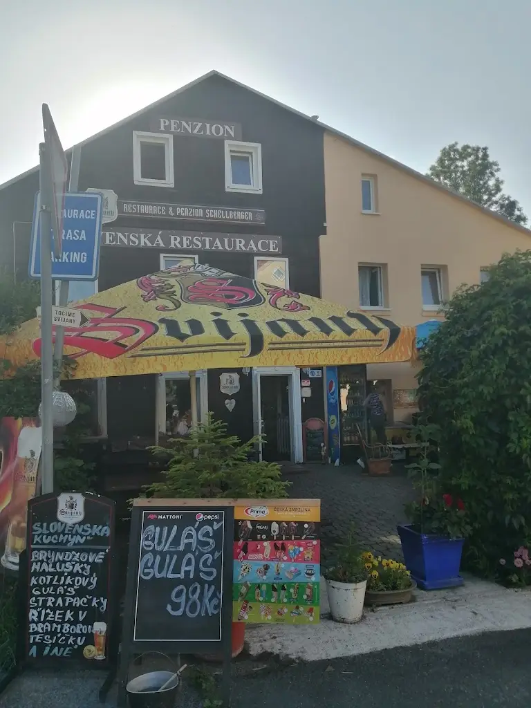 Restaurace a Penzion Schellberger ristorante a Dolní Podluží