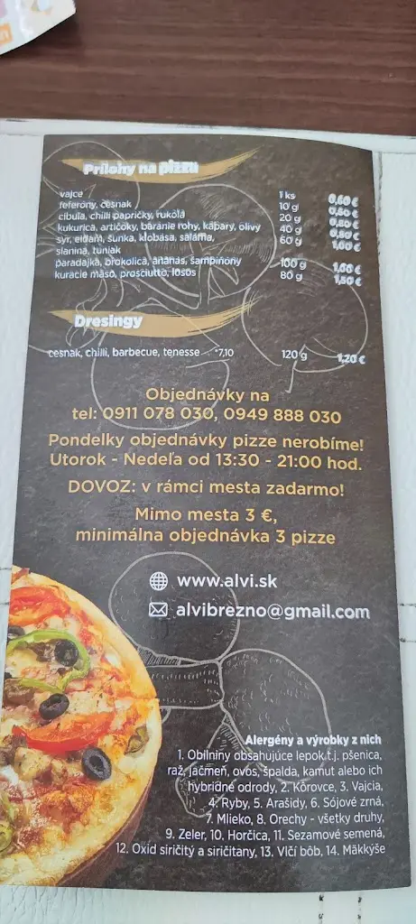 Menu_REŠTAURÁCIA AlVi_Březno_image_1