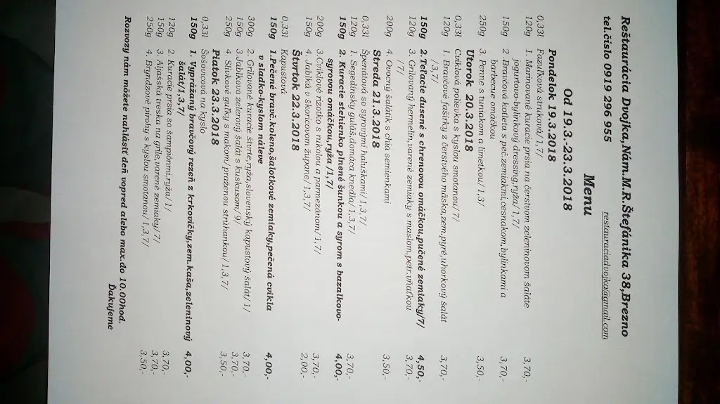 Menu_Reštaurácia Dvojka_Březno_image_3