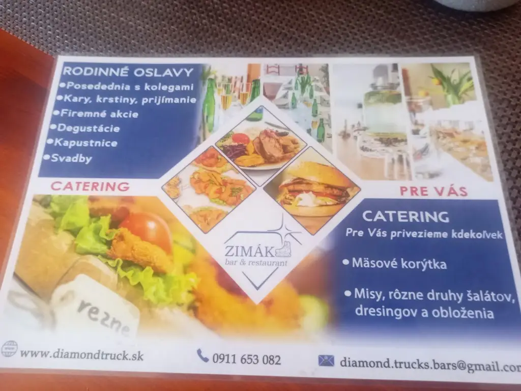 Menu_Zimák bar & restaurant_Březno_immagine_2