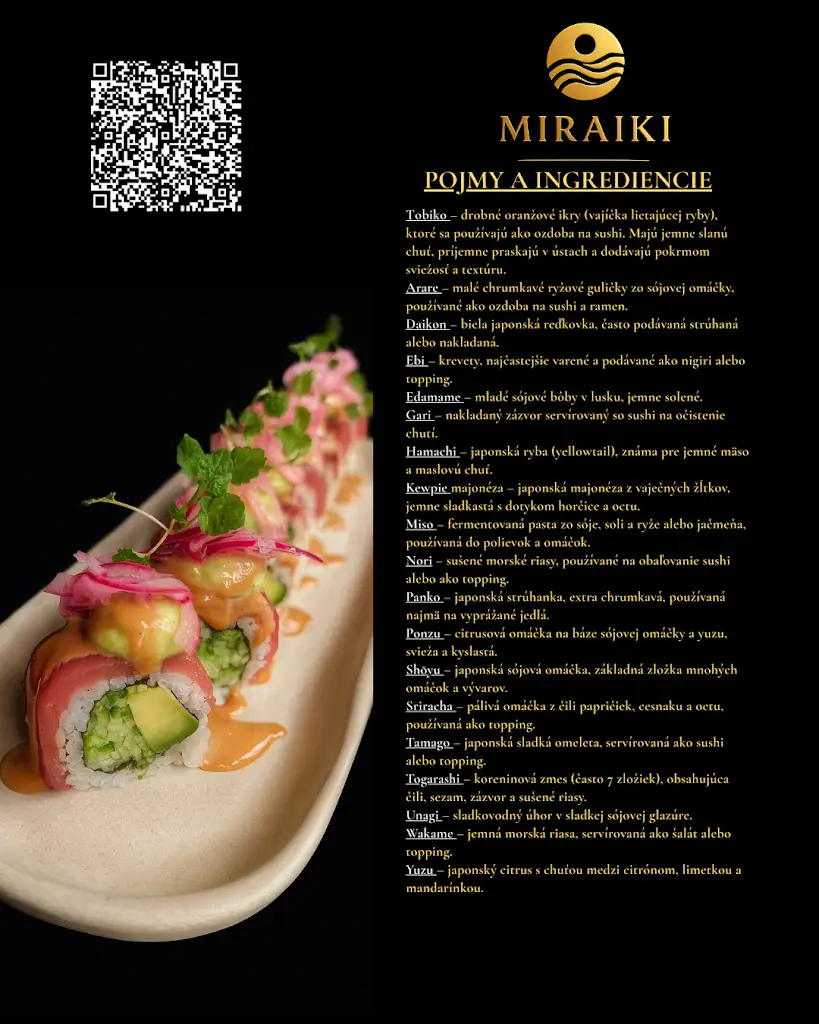 Menu_MIRAIKI Sushi, Ramen & Poke bar_Březno_image_2