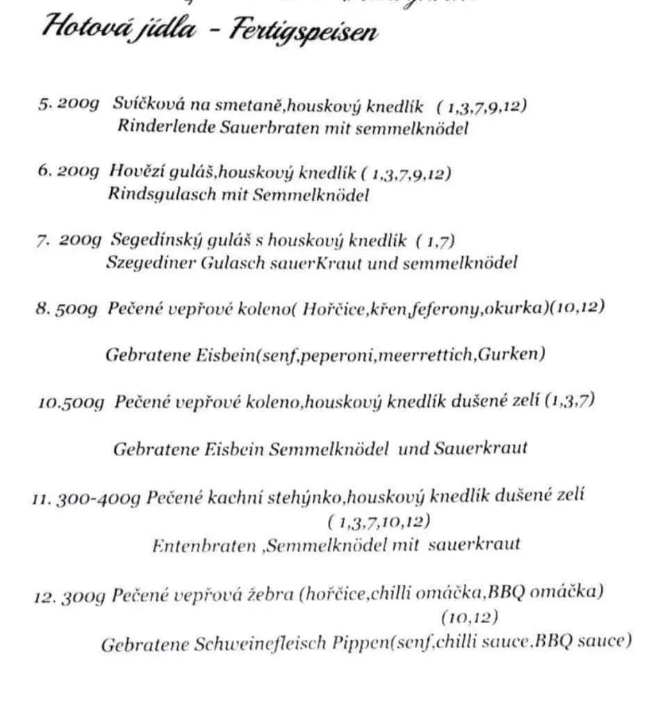 Menu_Restaurace 9999_Dolní Poustevna_image_1