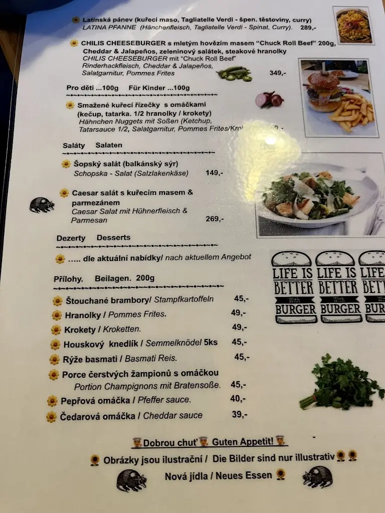 Menu_Chilis Restaurant_Dolní Poustevna_image_2