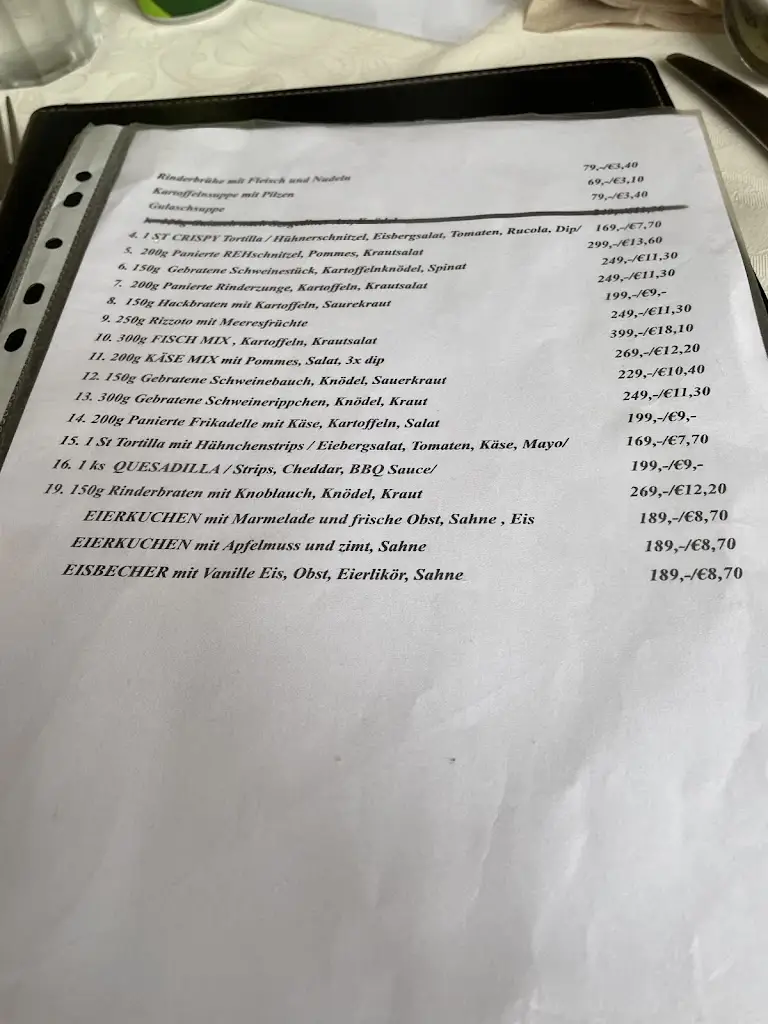 Menu_U Krejzů Restaurant, Penzion, Pivnice_Dolní Poustevna_image_2