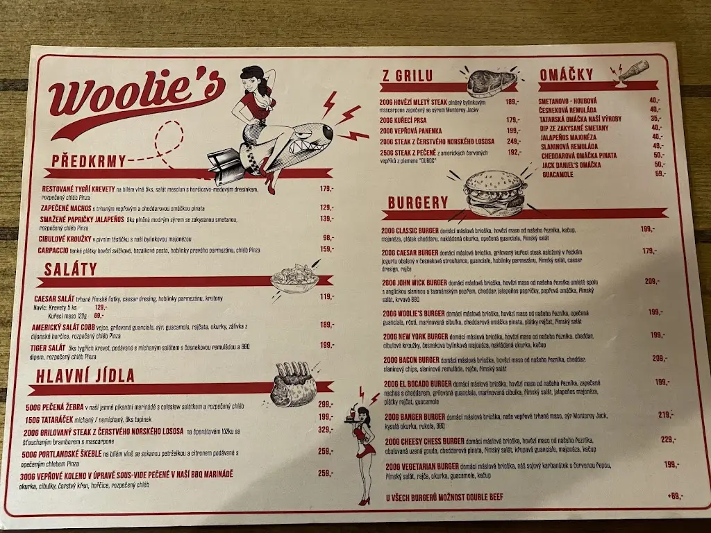 Menu_Woolie’s restaurant_Dobroměřice_image_3