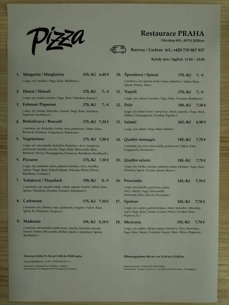 Menu_Restaurace Praha Jiříkov_Jiříkov_image_1